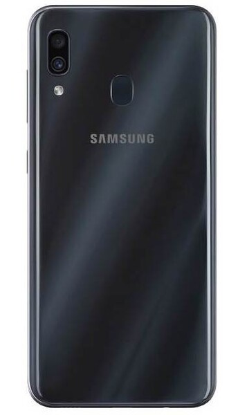 Задняя крышка (корпус) для Samsung Galaxy A30 (SM-A305), цвет: черный