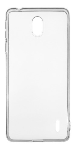 Чехол для Nokia 1 Plus силиконовый, цвет: прозрачный