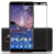 Защитное стекло для Nokia 7 Plus 5D (полная проклейка), цвет: черный