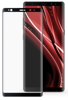 Защитное стекло для Samsung Galaxy Note 9 (SM-N960F) 5D (полная проклейка) цвет: черный