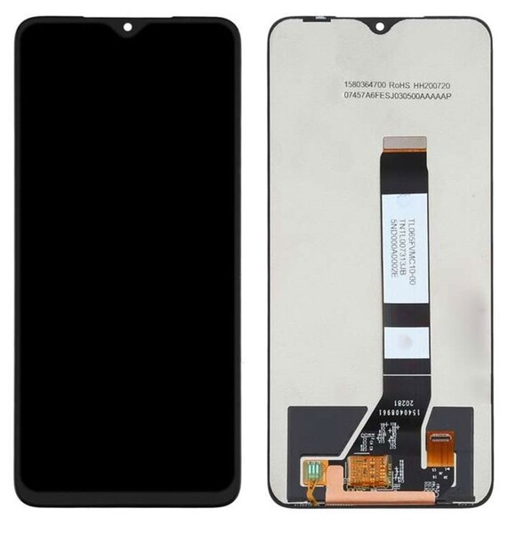 Экран для Xiaomi POCO M3 с тачскрином, цвет: черный