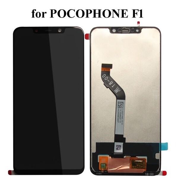 Экран для Xiaomi Pocophone F1 с тачскрином, цвет: черный