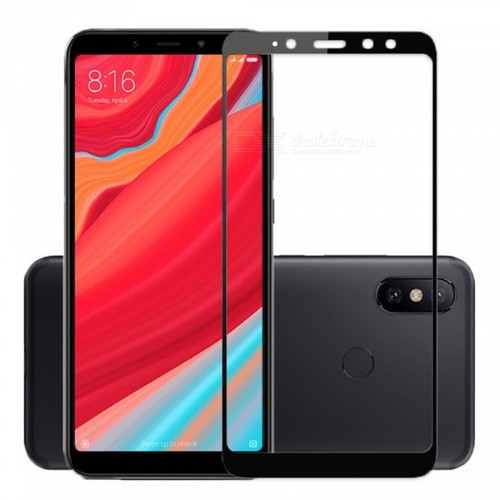 Защитное стекло для Xiaomi Redmi S2 5D (полная проклейка), цвет: черный