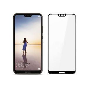 Защитное стекло для Huawei Y6 Prime 2018 5D (полная проклейка) цвет: черный