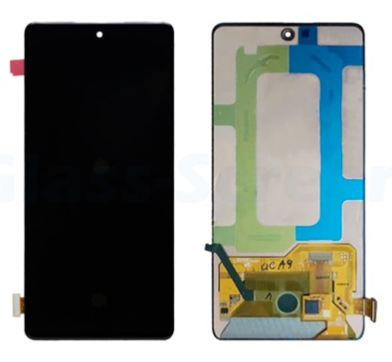 Экран для Samsung Galaxy S20 FE с тачскрином в раме, цвет: черный/синий