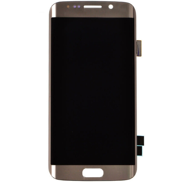 Экран для Samsung Galaxy S6 Edge (G925F) с тачскрином, цвет: золотой оригинальный