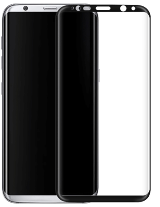 Защитное стекло для Samsung Galaxy S9+ (G965F) 5D (полная проклейка) цвет: черный