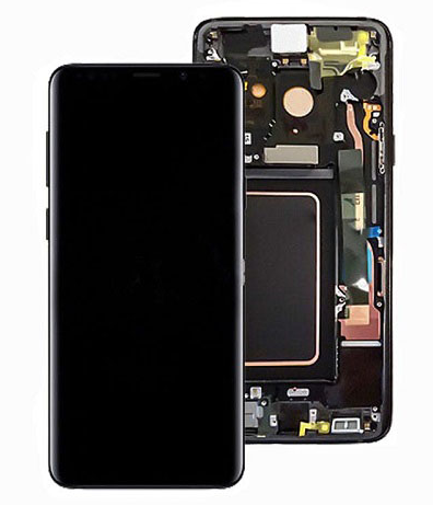 Экран для Samsung Galaxy S9 (SM-G960) с тачскрином, цвет: черный оригинальный