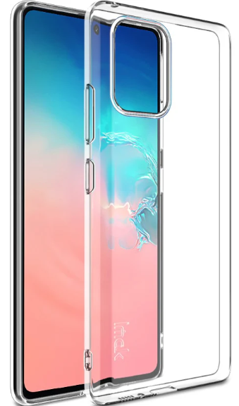 Чехол для Samsung Galaxy Note 10 Lite SM-N770F силиконовый, цвет: прозрачный