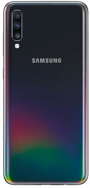 Задняя крышка (корпус) для Samsung Galaxy A70 (SM-A705F), цвет: черный