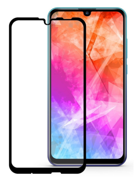 Защитное стекло для Huawei Honor 20i 5D (полная проклейка), цвет: черный