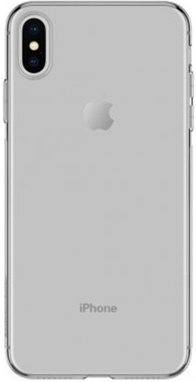 Задняя крышка для Apple iPhone XS Max, цвет: серебро
