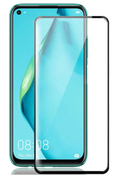 Защитное стекло для Huawei Nova 6 SE 5D (полная проклейка), цвет: черный
