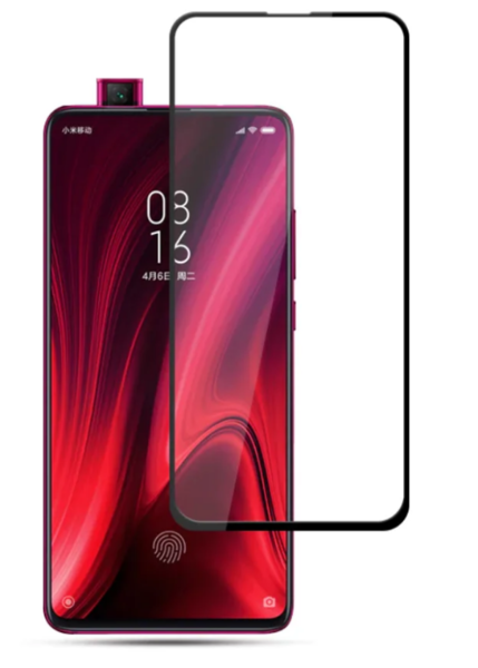 Защитное стекло для Xiaomi Redmi K30 Pro 5D (полная проклейка), цвет: черный