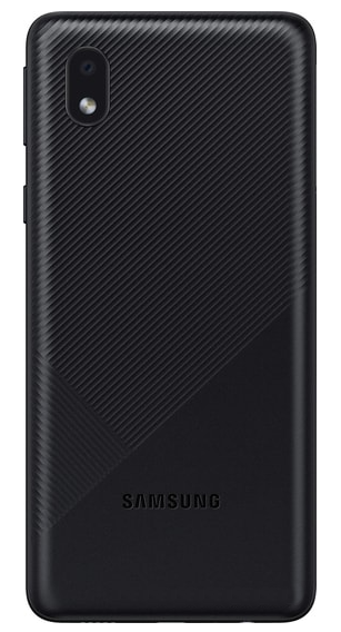Задняя крышка (корпус) для Samsung Galaxy A01 Core, цвет: черный