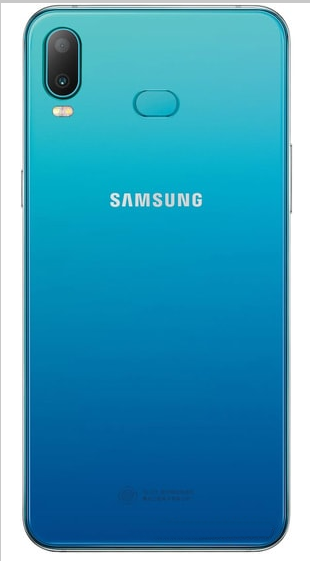 Задняя крышка (корпус) для Samsung Galaxy A6s (SM-G6200), цвет: синий