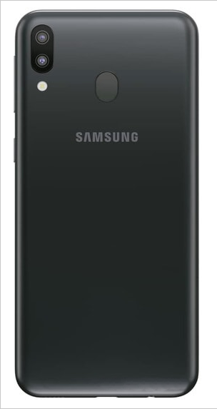 Задняя крышка (корпус) для Samsung Galaxy M20 (SM-M205F), цвет: черный
