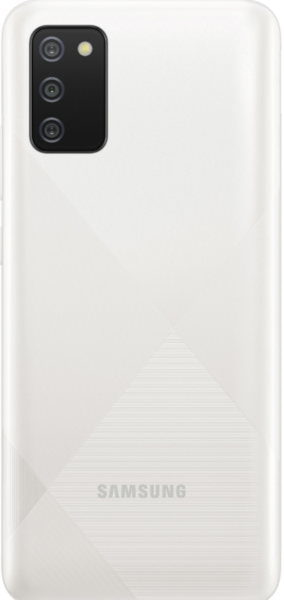 Задняя крышка (корпус) для Samsung Galaxy A02s, цвет: белый