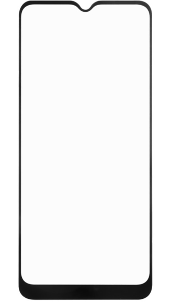 Защитное стекло для Samsung Galaxy A02s 5D (полная проклейка), цвет: черный