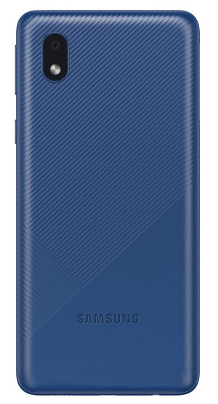 Задняя крышка (корпус) для Samsung Galaxy A01 Core, цвет: синий
