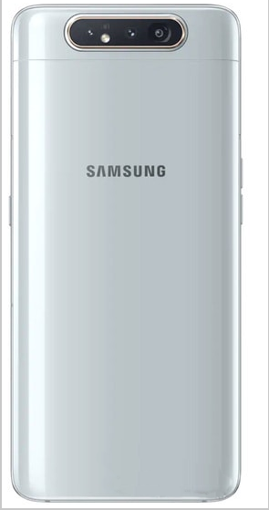 Задняя крышка (корпус) для Samsung Galaxy A80 (SM-A805F), цвет: белый