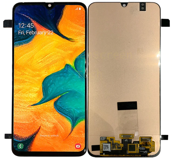 Экран для Samsung Galaxy M30 (SM-M305F) с тачскрином, цвет: черный оригинальный
