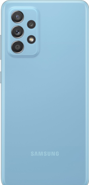 Задняя крышка (корпус) для Samsung Galaxy A52, цвет: синий