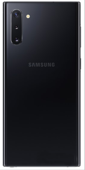 Задняя крышка (корпус) для Samsung Galaxy Note 10, цвет: черный