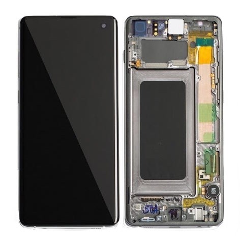 Экран для Samsung Galaxy S10 (SM-G977, G973) с тачскрином оригинальный, цвет: чёрный/синий/белый/красный 