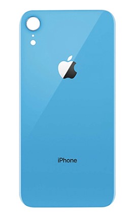 Задняя крышка (стекло) для Apple iPhone XR, цвет: синий
