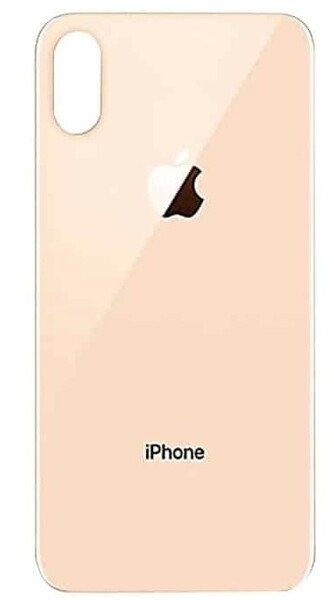 Задняя крышка (стекло) для Apple iPhone XS Max, цвет: золото