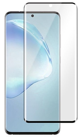 Защитное стекло для Samsung Galaxy S20 5D (полная проклейка), цвет: черный