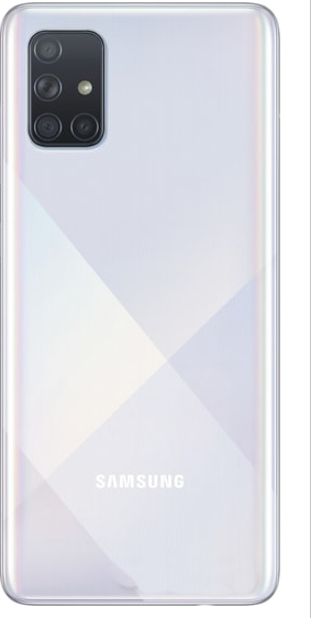 Задняя крышка (корпус) для Samsung Galaxy A71 (SM-A715F), цвет: белый