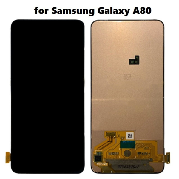 Экран для Samsung Galaxy A80 (SM-A805F) с тачскрином, цвет: черный оригинальный