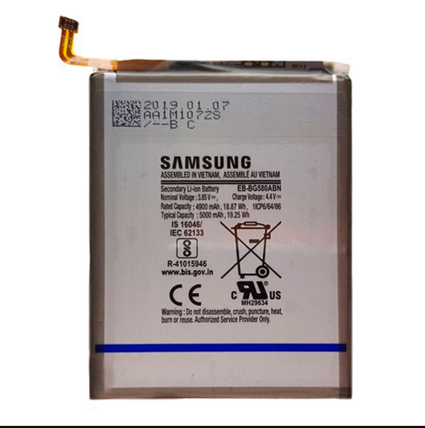 Аккумулятор для Samsung Galaxy M30 (SM-M305F) (EB-BG580ABN) оригинальный