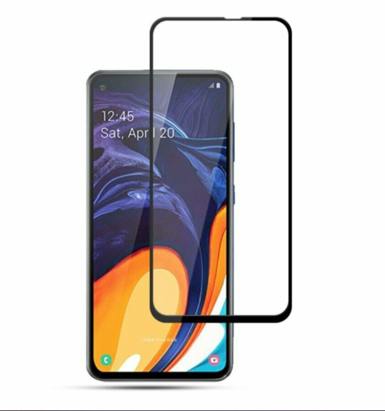 Защитное стекло для Samsung Galaxy M40 (SM-M405F) 5D (полная проклейка), цвет: черный