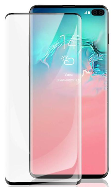 Защитное стекло для Samsung Galaxy S10 5G 5D (полная проклейка), цвет: черный
