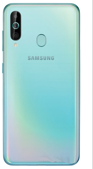 Задняя крышка (корпус) для Samsung Galaxy A60 (SM-A606F), цвет: голубой