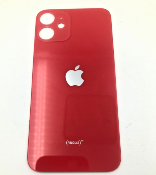 Задняя крышка (стекло) для Apple iPhone 12 mini, цвет: красный