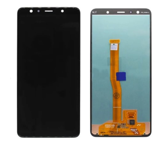 Экран для Samsung Galaxy A7 2018 (SM-A750) с тачскрином OLED, цвет: черный