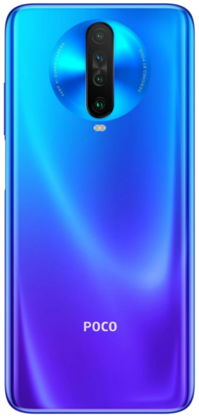 Задняя крышка (корпус) для Xiaomi POCO X2, цвет: синий
