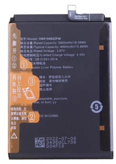 Аккумулятор для Honor X8 (HB416492EFW) оригинальный