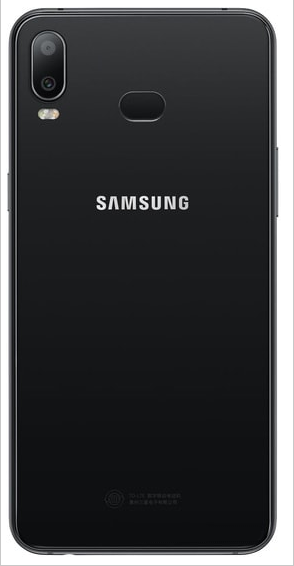 Задняя крышка (корпус) для Samsung Galaxy A6s (SM-G6200), цвет: черный