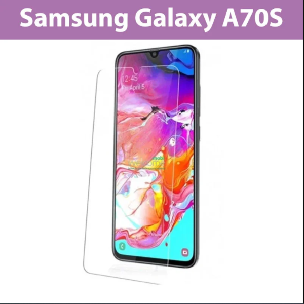 Защитное стекло для Samsung Galaxy A70s , цвет: прозрачный