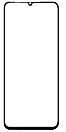 Защитное стекло для ZTE Blade A5 2020 5D (полная проклейка), цвет: черный