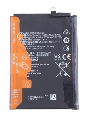 Аккумулятор для Huawei Nova Y70 (HB536896EFW) оригинальный