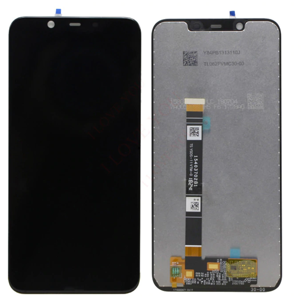 Экран для Nokia 8.1 с тачскрином, цвет: черный