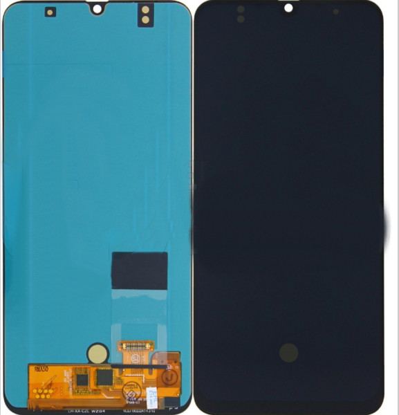 Экран для Samsung Galaxy A50s (SM-A507FN) с тачскрином, цвет: черный (OLED)