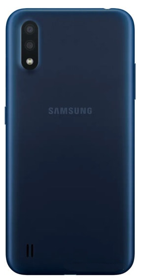 Задняя крышка (корпус) для Samsung Galaxy M01, цвет: синий