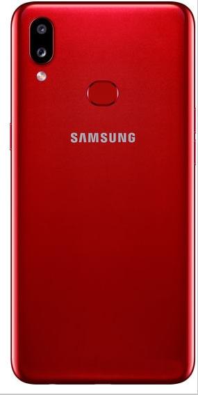 Задняя крышка (корпус) для Samsung Galaxy A10s (SM-A107F), цвет: красный
